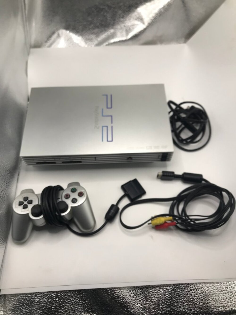 PlayStation 2 SCPH-50000TSS Satin Silver| Plays Both USA and Japan